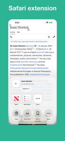 Font Inspector - find fonts iPhone screenshot