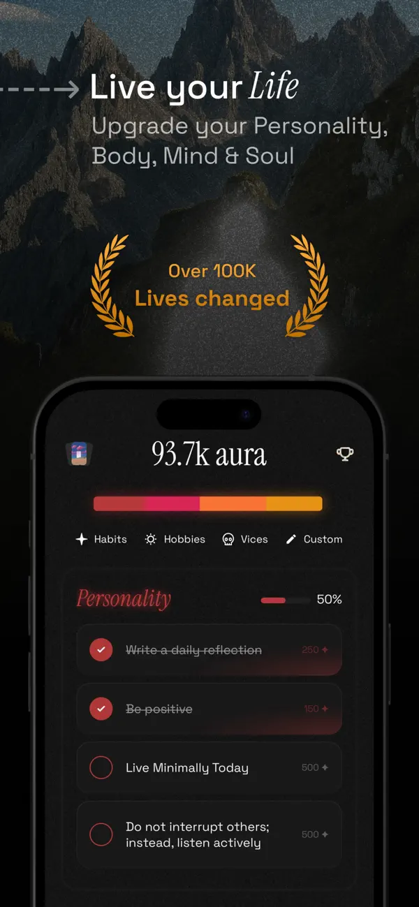 Screenshot #1 pour Aura - Feel Alive Again