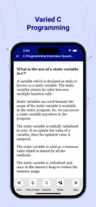 C Interview Questions screenshot #4 for iPhone
