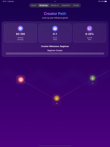 Viralight: Influencer Manager! iPad screenshot