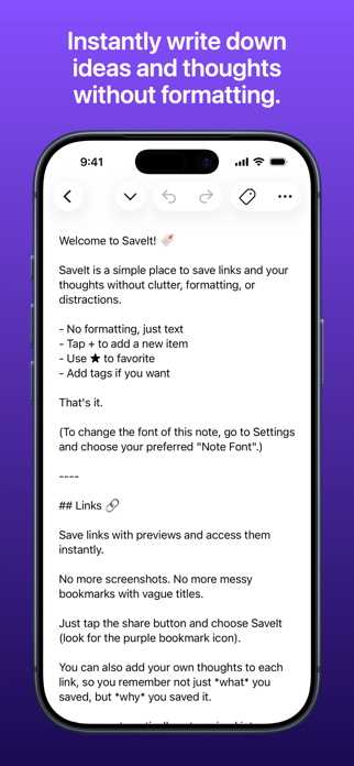 SaveIt - Save Links & Notes Screenshot 3 of 7