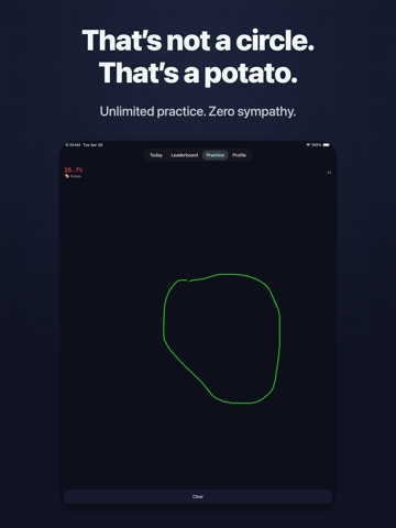 Orbly - Perfect Circle Game iPad screenshot