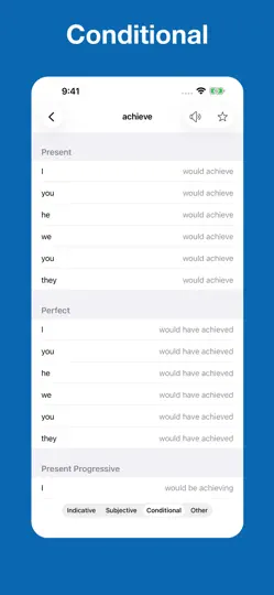 English Verb Conjugation iPhone Ekran Görüntüsü 6