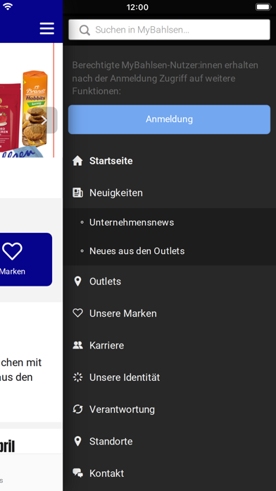 MyBahlsen Screenshot