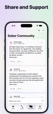 Sober Days: Sobriety Counter Screenshot 4 of 8
