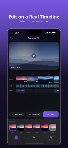 Reelo: AI Video Editor Screenshot 1 of 4