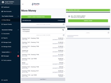 Security Bank of Texas iPad screenshot