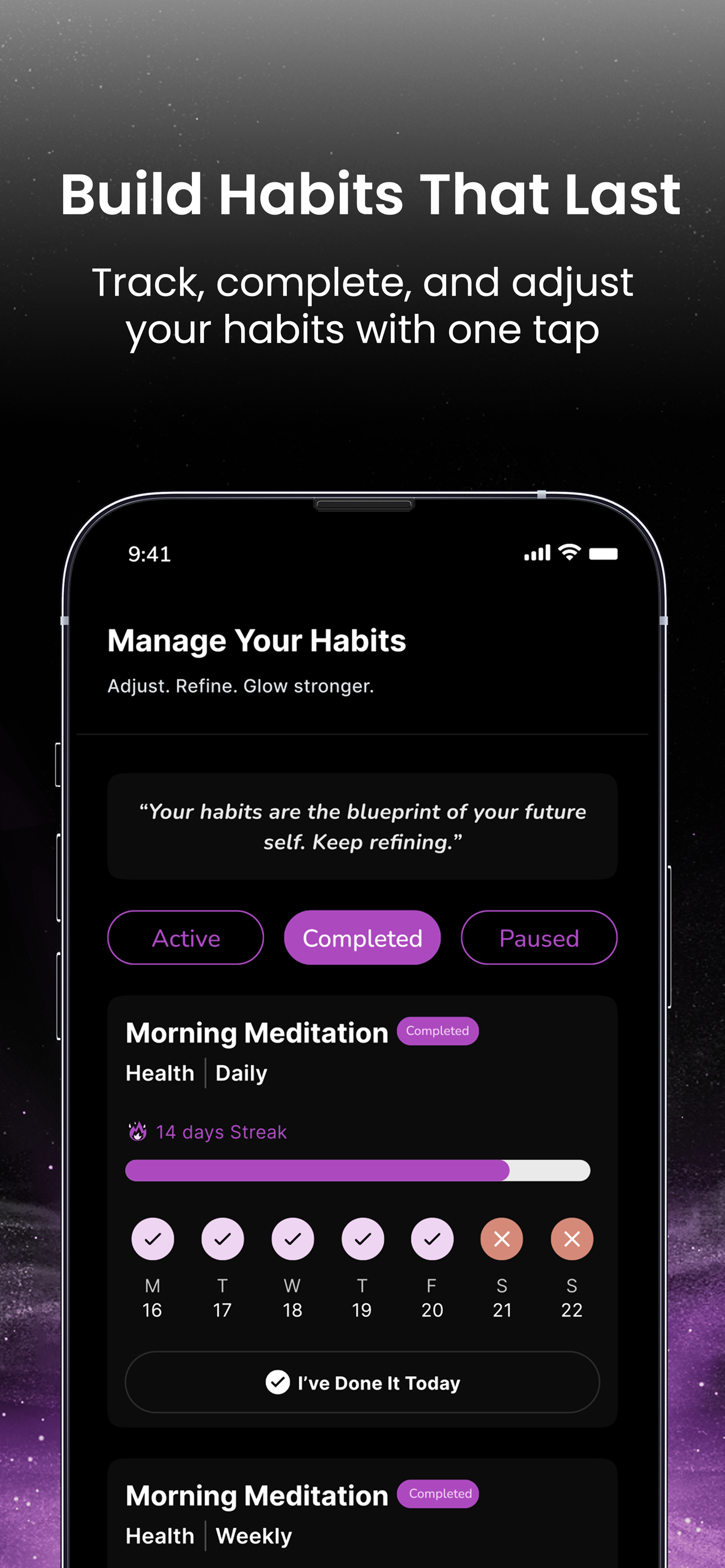 Odhabit - Your Life System screenshot 9