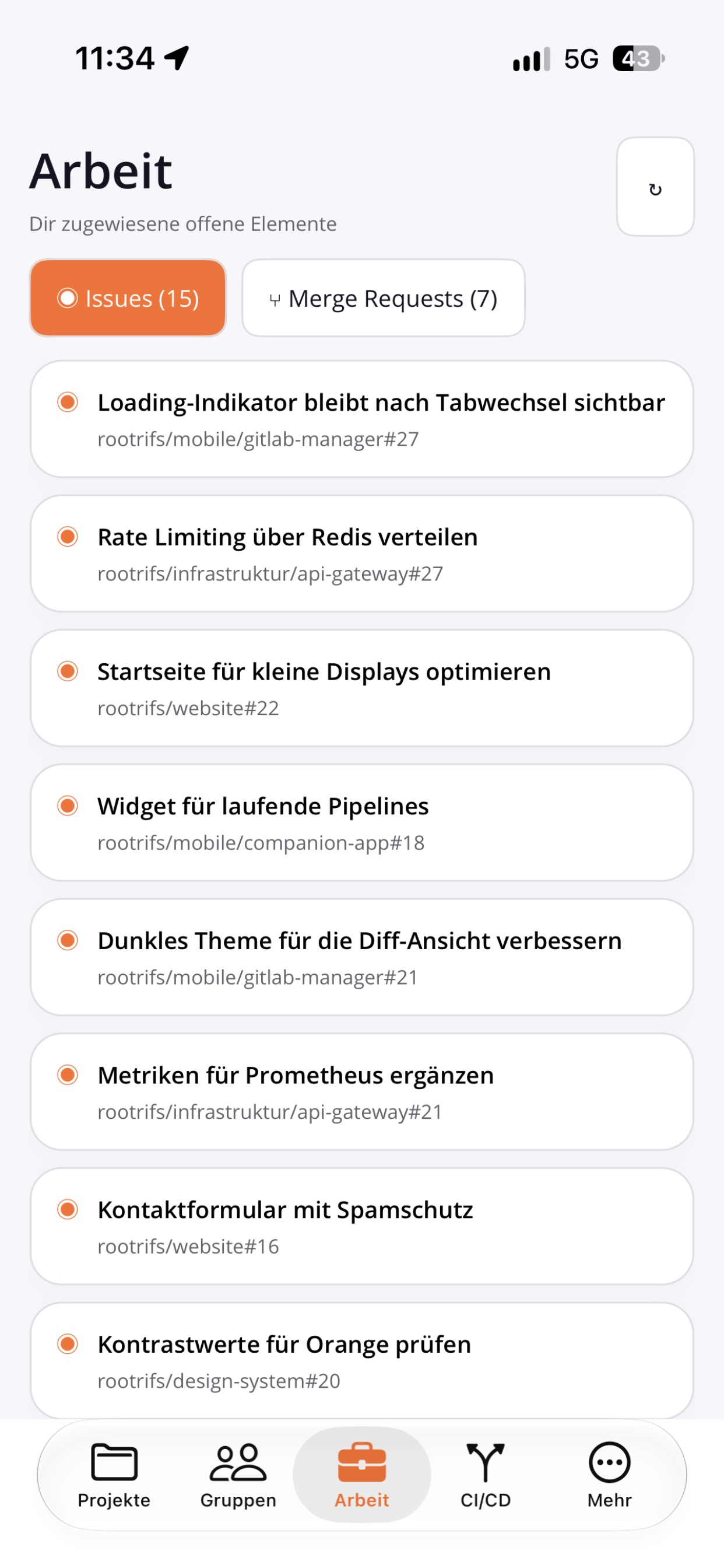 Screenshot 5 of RootRifs GitLab