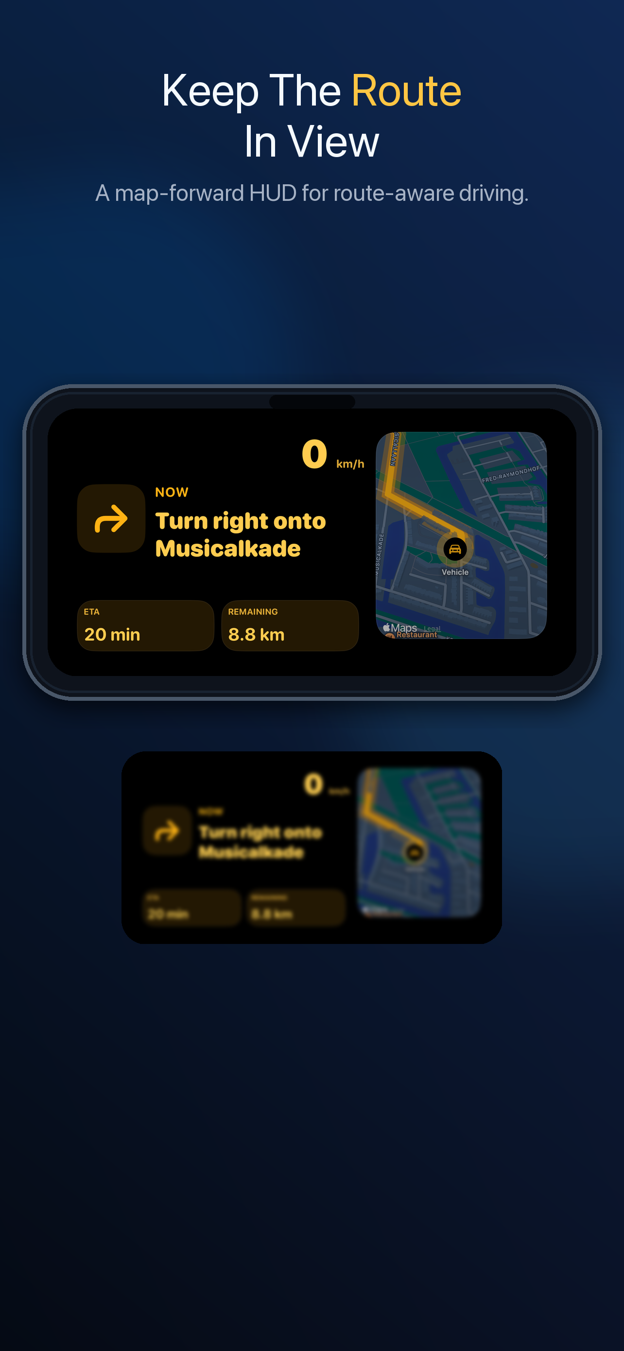 Head Up Display App