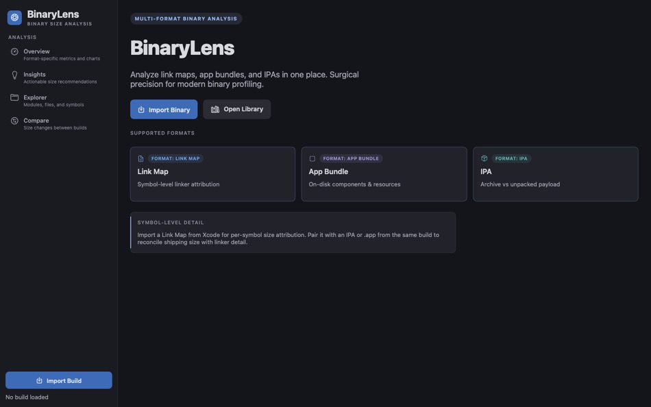 #1. BinaryLens (macOS) By: Rahul Chaudhari