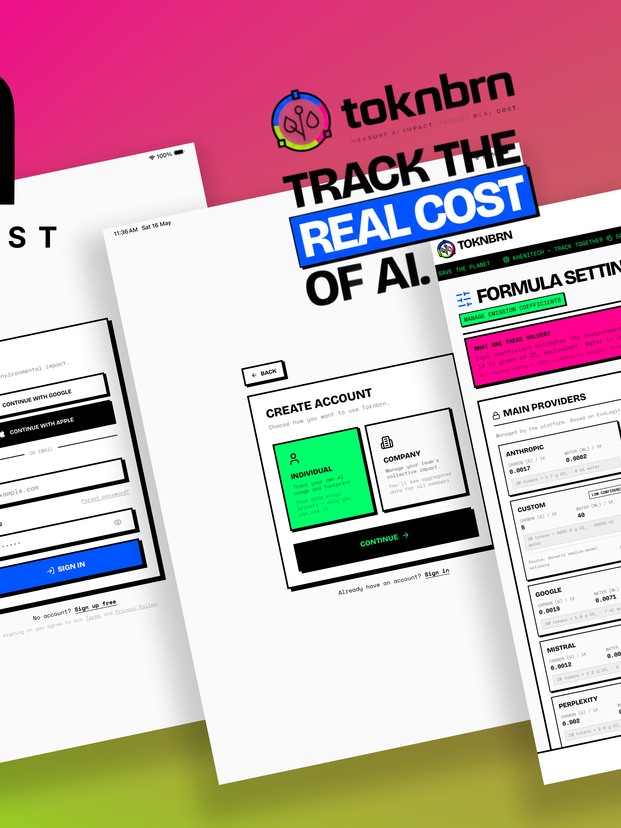 Toknbrn: AI Footprint Tracker screenshot 9