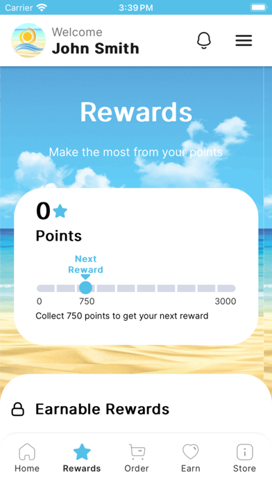 NH Beach Pizza Rewards Screenshot