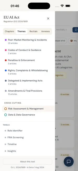 EU AI Act Navigator screenshot 3