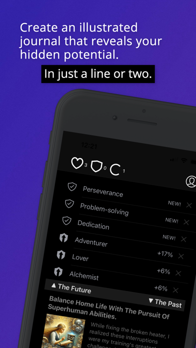 Fable: AI Journal Screenshot