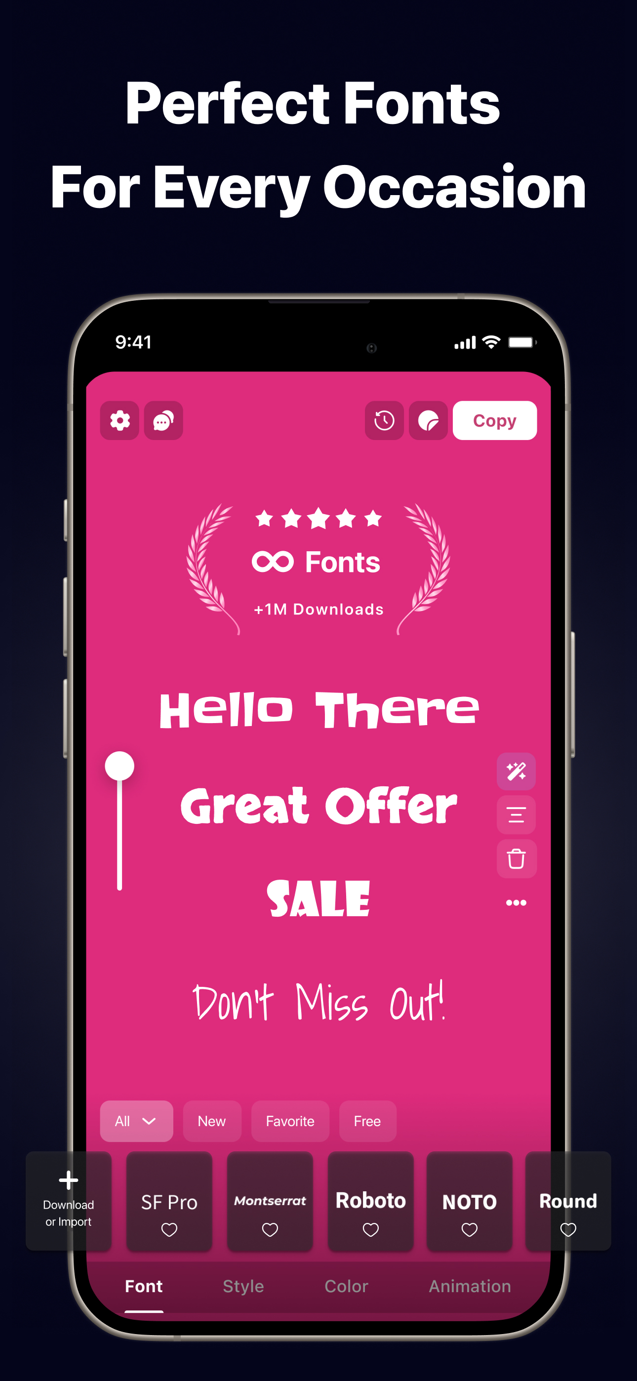 StoryFont for Instagram Story