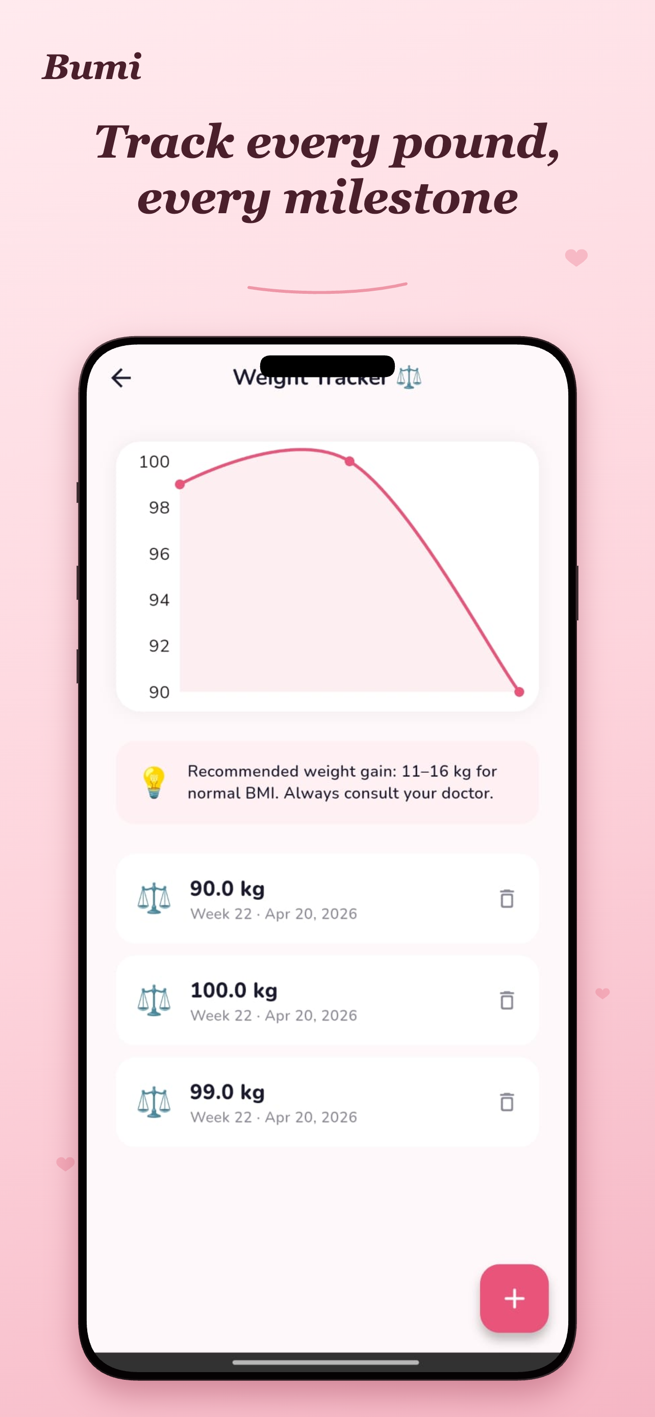 Bumi: Pregnancy Tracker screenshot 7