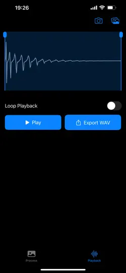 Waveform Camera iPhone Screenshot 3