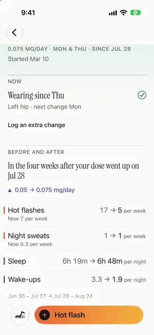Celsia: Perimenopause Tracker screenshot 2