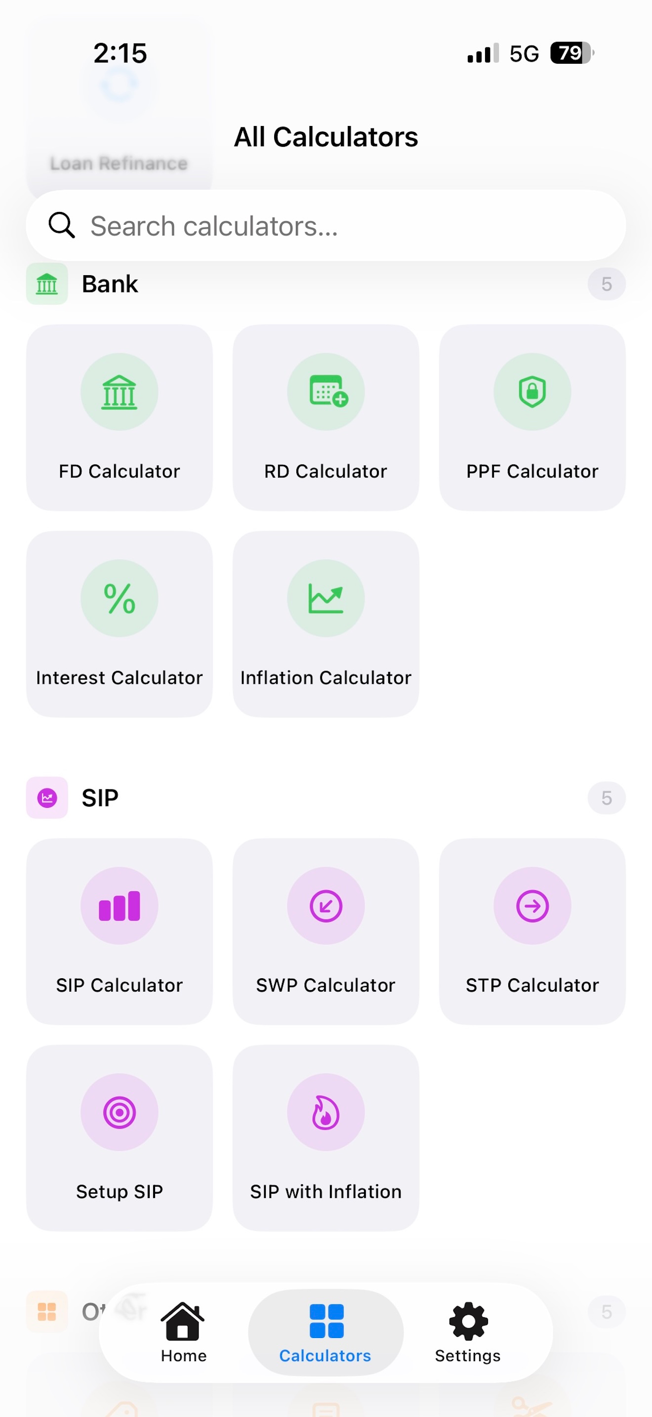 EMI Calculator : Loan & Invest