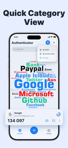 Authenticator 2FA by GA iPhone screenshot 6