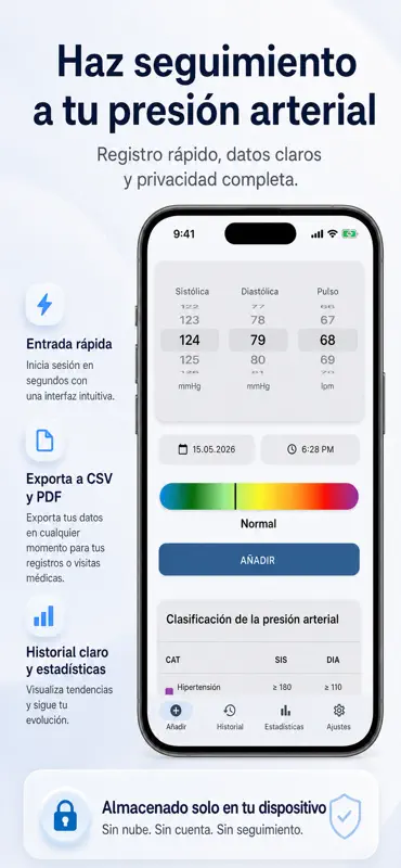 Mi presión arterial: Tensión screenshot 1 of 3