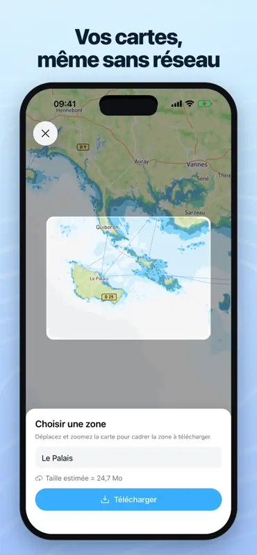 BoatMap - Cartes, GPS, Météo screenshot 7 of 8