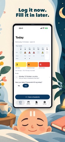 Tauko: Finnish headache diary screenshot 2