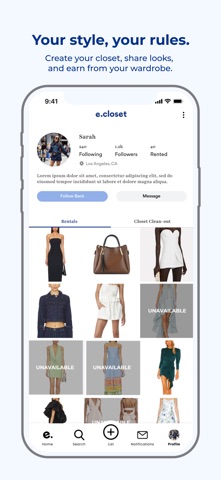 E Closet screenshot
