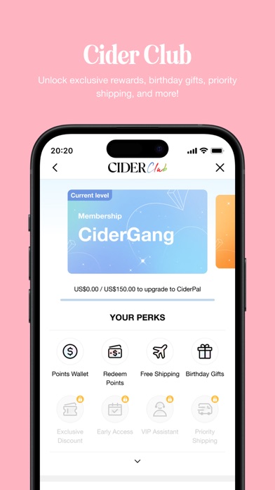 CIDER - Clothing & Fashion Screenshot