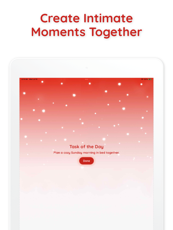Advent Calendar for Couples iPad screenshot 4 - Lifestyle app
