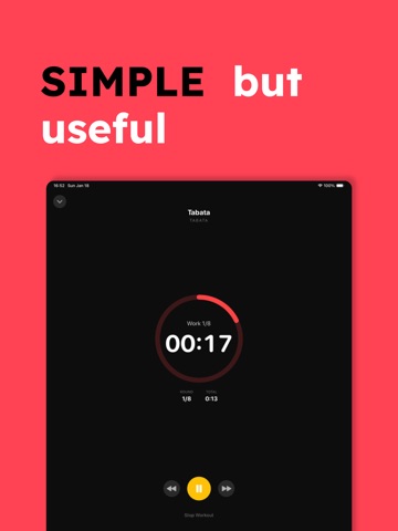 Interval Timer - TimeToTrain iPad screenshot