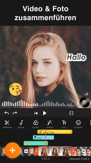 Screenshot von YouCut - Video Editor auf dem iPhone 1