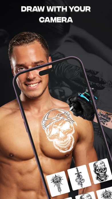 Draw Tattoo with Ink : AR Screenshot