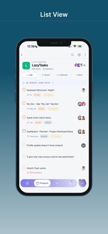 LazyTasks screenshot