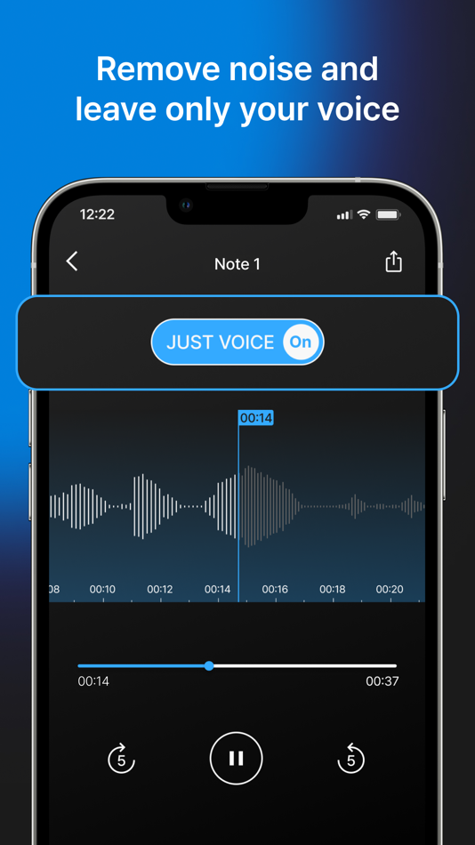 #2. Just Voice Recorder (iOS) By: Gaudio Lab, Inc.