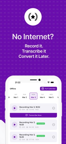 Transcripta - AI Voice Notes screenshot