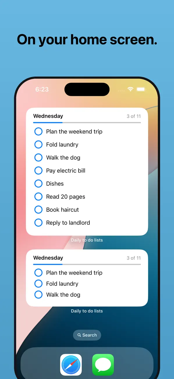 Screenshot #2 pour Daily to do lists