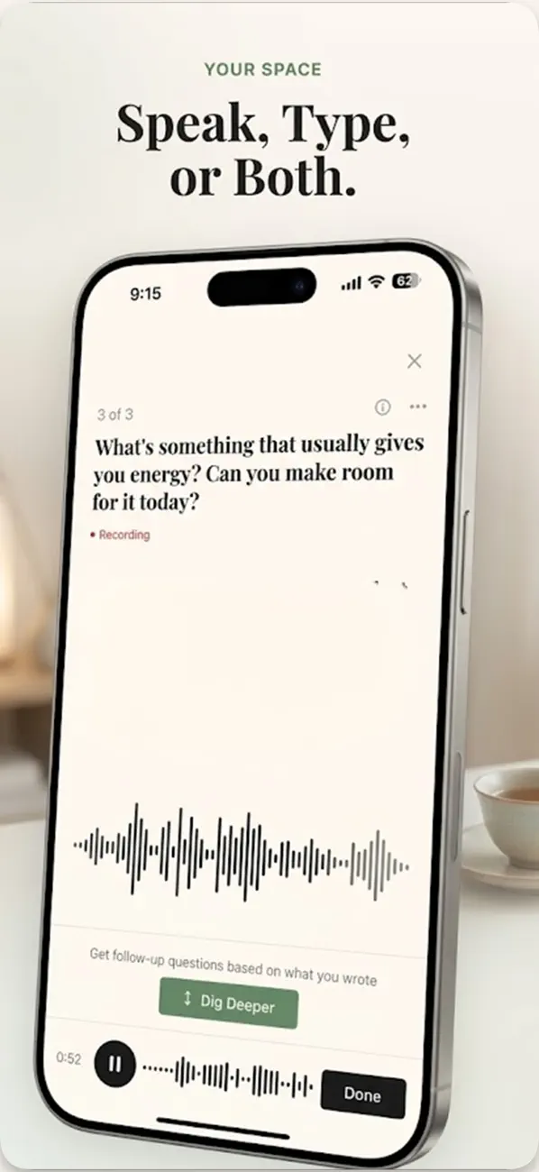 Screenshot #3 pour Already There: AI journal