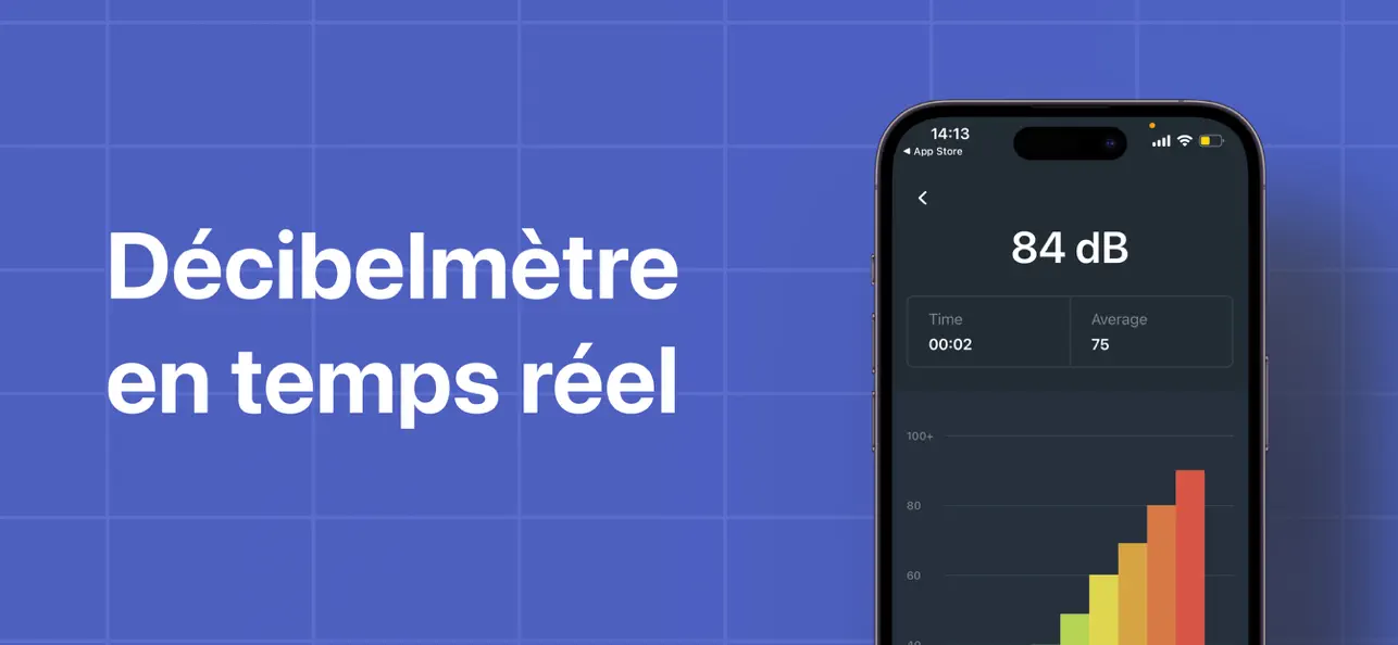 Screenshot #1 pour db-Meter: Mesure Decibel