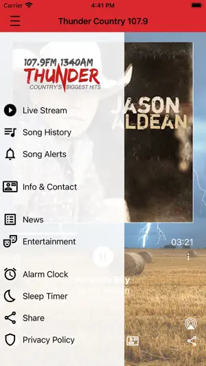 Thunder Country 107.9 screenshot 2