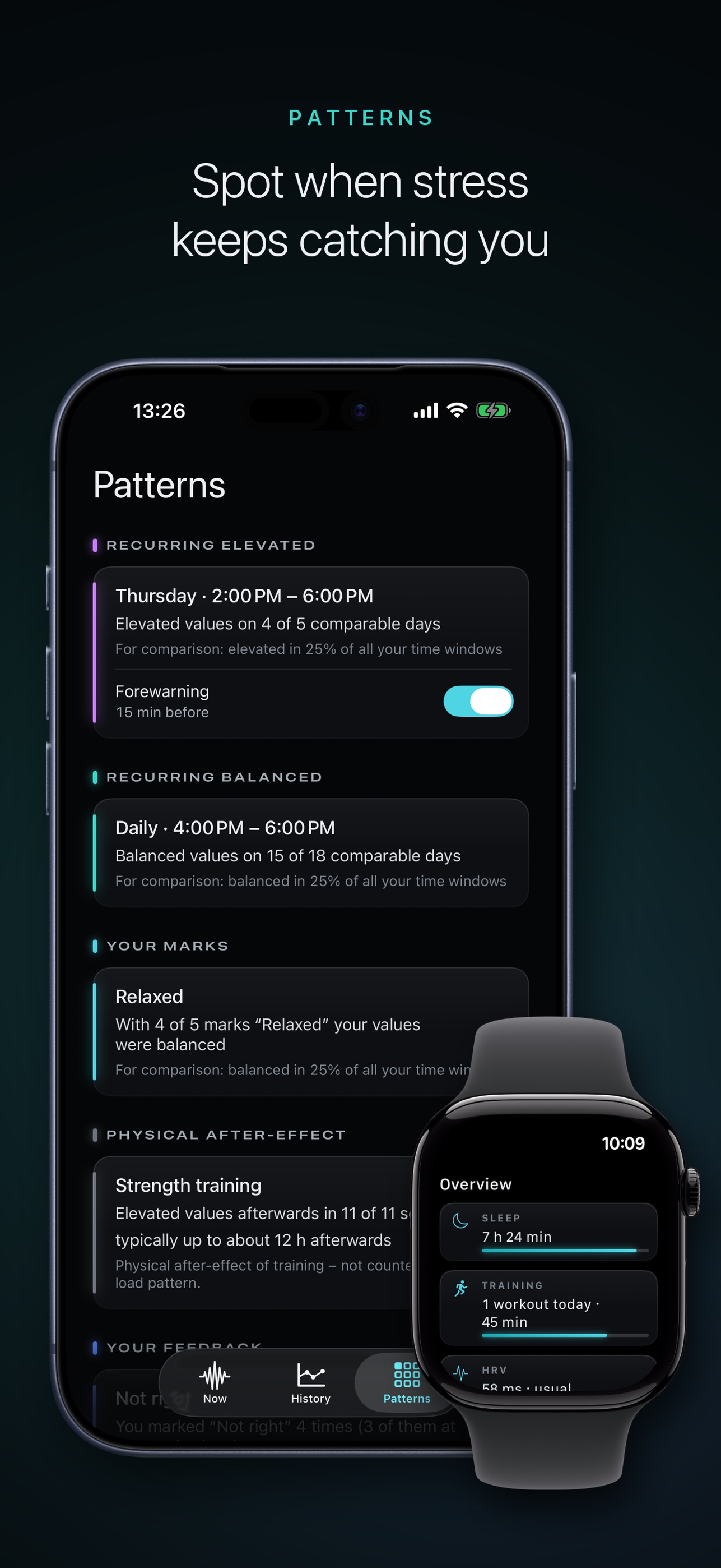 Screenshot 3 of NEVYN: Stress Monitor & HRV