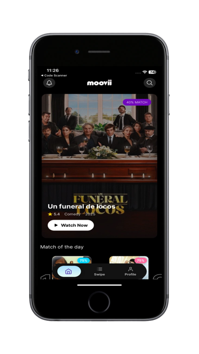 Moovii app screenshot