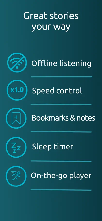 Screenshot 5 di 6 di book&zvook Audiobooks