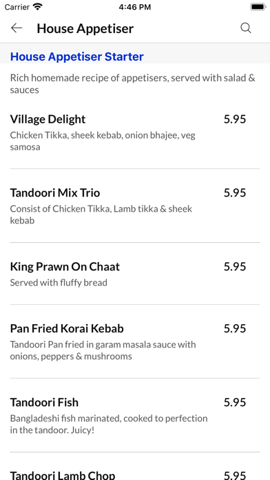 Village Spice, Screenshot