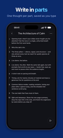 Cue: Speaker Notes Screenshot 2 of 4