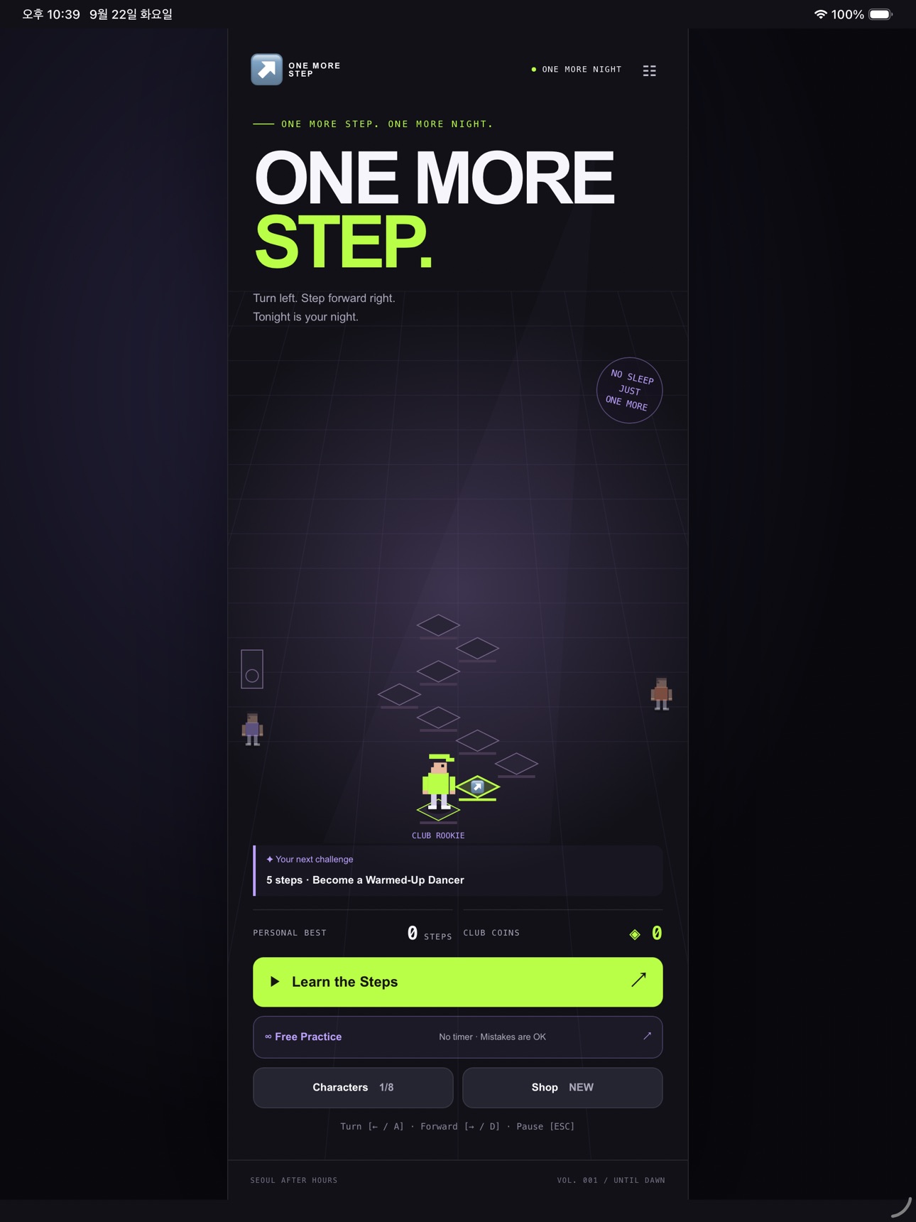 Screenshot 4 of One More Step: Neon Arcade