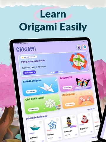 Origami World: Learn & Play iPad screenshot 1