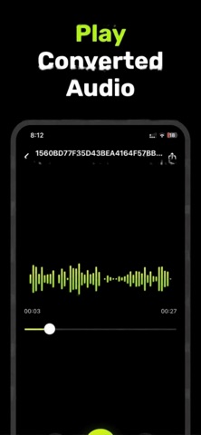 Video to Audio Converter + iPhone screenshot