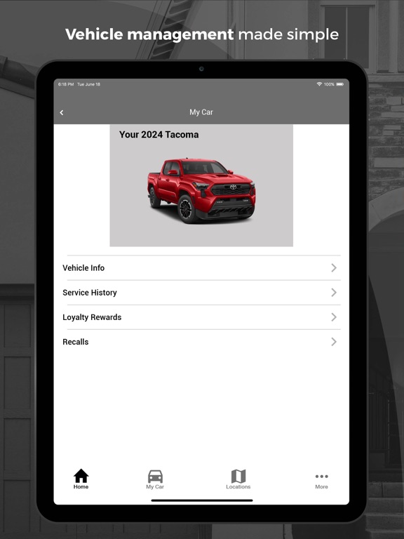 Beaverton Toyota Clear Care iPad screenshot 3 - Business app